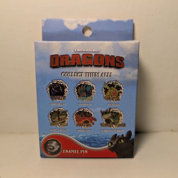 Dreamworks Jewelry - How To Train Your Dragon Mystery Series Enamel Pin Box Official Collectible